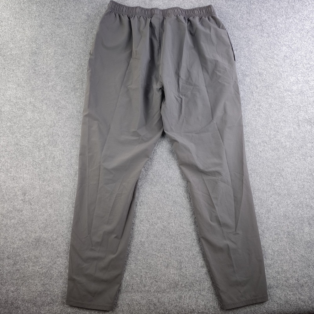 Gymshark Arrival Woven Joggers Mens Medium Silhouette Gray Zip Ankle Slim - Picture 12 of 13